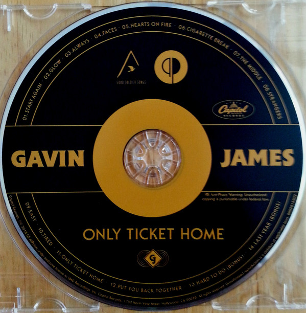 Album herunterladen Gavin James - Only Ticket Home