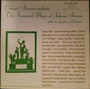 Eduard Strauß - Eduard Strauss Conducts The Immortal Music Of Johann Strauss album cover