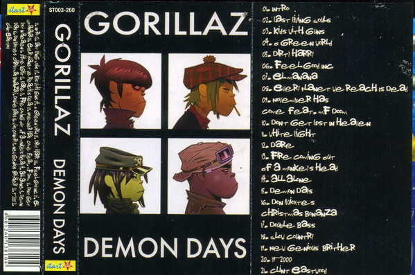 あす楽対応】 Gorillaz「Demon Days」カセットテープ 名盤!! Blur 洋楽 