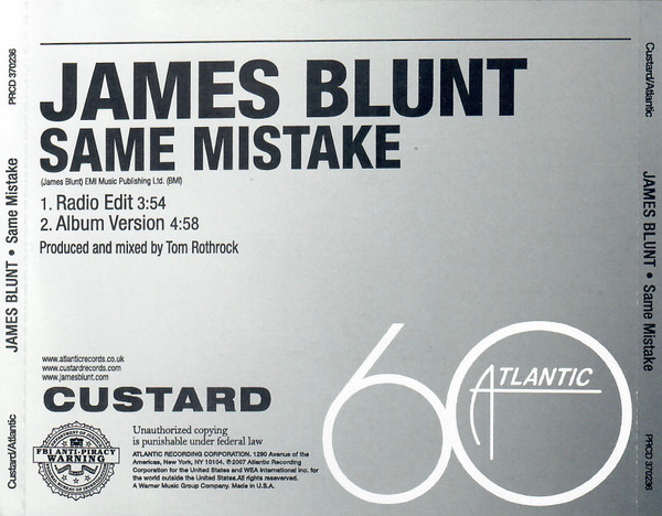 James Blunt - Same Mistake (Official Music Video) 