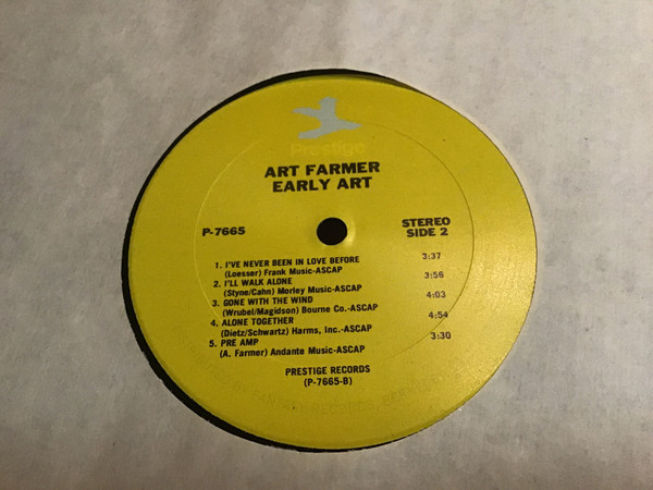 Art Farmer – Early Art (1961, Vinyl) - Discogs