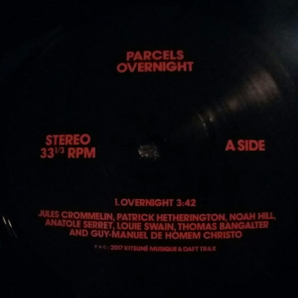 Parcels – Overnight (2017, Vinyl) - Discogs