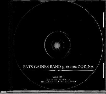 lataa albumi Fats Gaines Band Presents Zorina - Born To Dance