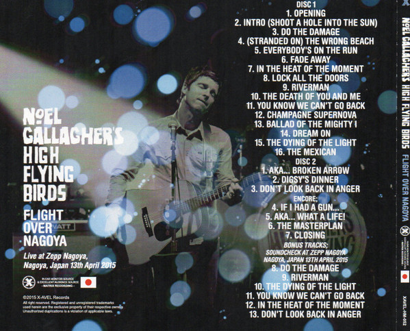 télécharger l'album Noel Gallagher's High Flying Birds - Flight Over Nagoya