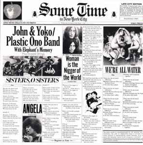 John & Yoko / Plastic Ono Band – Some Time In New York City (1991