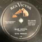 Cover of Blue Moon / Just Because, 1956, Shellac