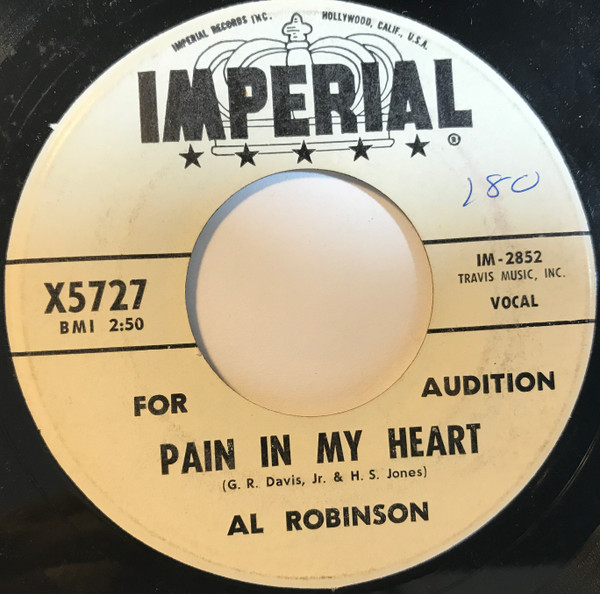 lataa albumi Download Al Robinson - Im Leaving You Today Pain In My Heart album