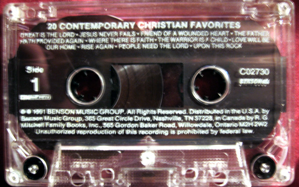 descargar álbum Various - 20 Contemporary Christian Favorites