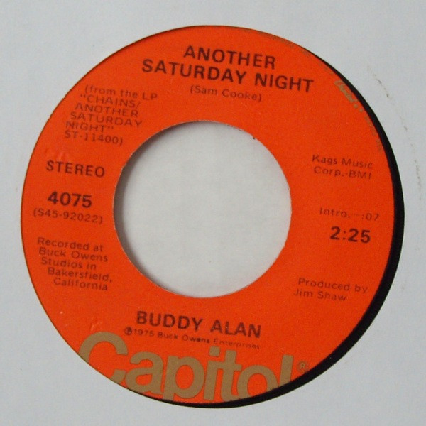 télécharger l'album Buddy Alan - Nickles Dimes And Quarters Another Saturday Night