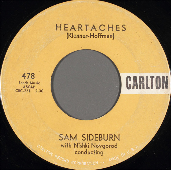 last ned album Sam Sideburn - Melancholy Baby