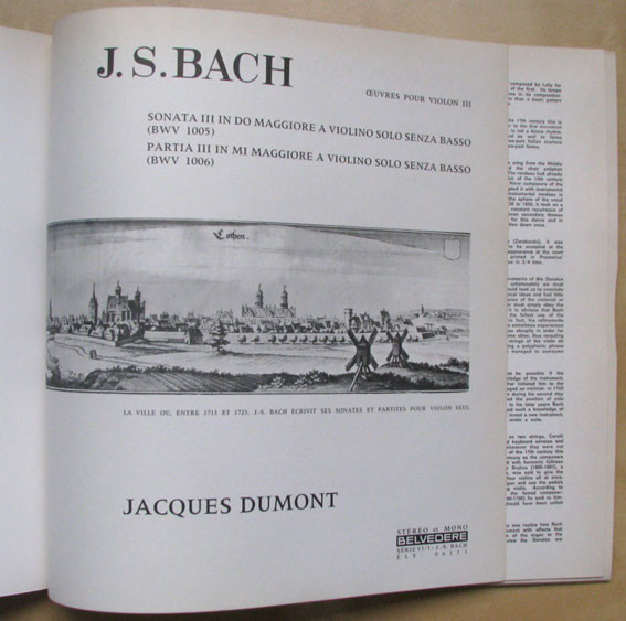 lataa albumi JS Bach Jacques Dumont - Lintégrale Des Œuvres Pour Violon Seul