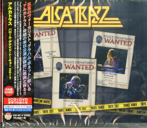 Alcatrazz – Parole Denied - Tokyo 2017 (2018, CD) - Discogs