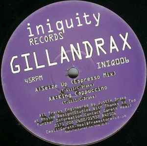 Gillandrax - Seize Up / King Cappuccino album cover