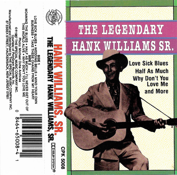 télécharger l'album Hank Williams, Sr - The Legendary Hank Williams Sr