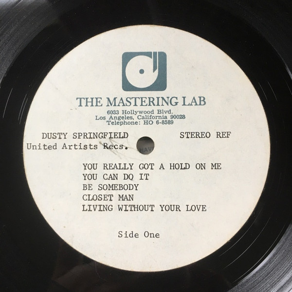 Dusty Springfield - Living Without Your Love | Releases | Discogs