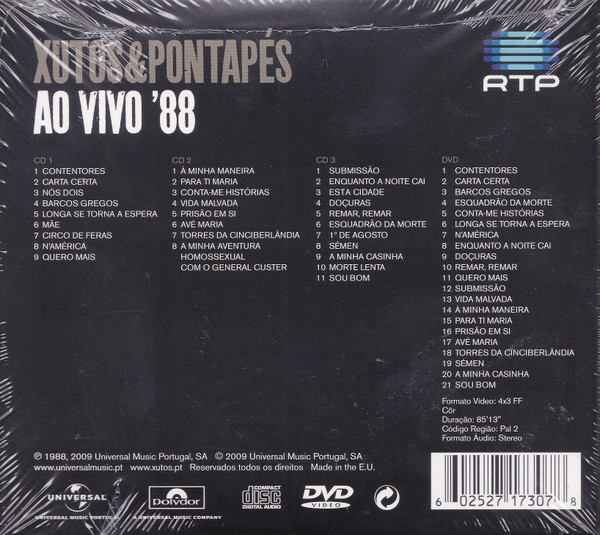 last ned album Xutos & Pontapés - Ao Vivo