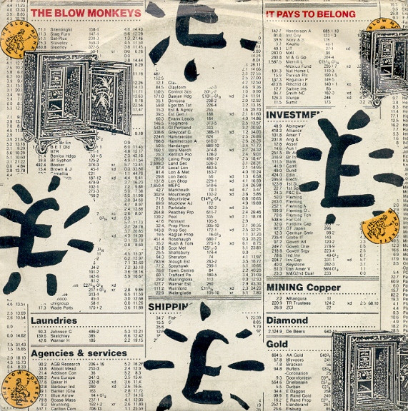 The Blow Monkeys – It Pays To Belong (1988, Vinyl) - Discogs