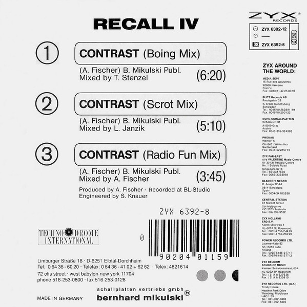 baixar álbum Recall IV - Contrast Part 2 The Remix