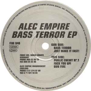 Alec Empire - Bass Terror EP album cover