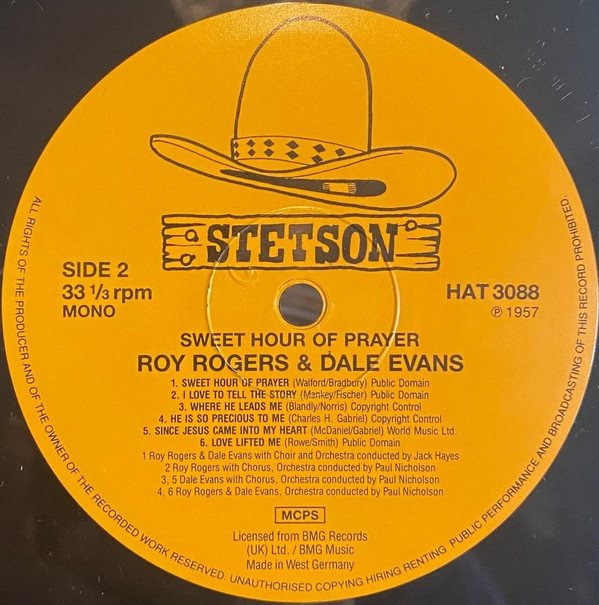 lataa albumi Roy Rogers Dale Evans - Sweet Hour Of Prayer