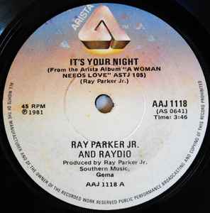 Ray Parker Jr. And Raydio – It's Your Night / Old Pro (1981, Vinyl