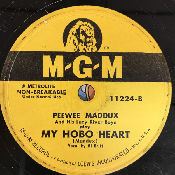 ladda ner album Pee Wee Maddux - My Buddy Over There My Hobo Heart