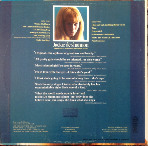 last ned album Jackie DeShannon - New Image