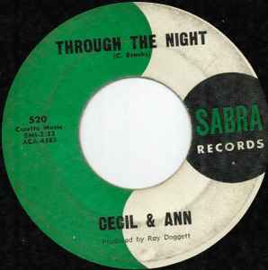 Cecil & Ann - Through The Night album cover
