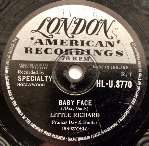 BABY FACE／THE DAY レコード