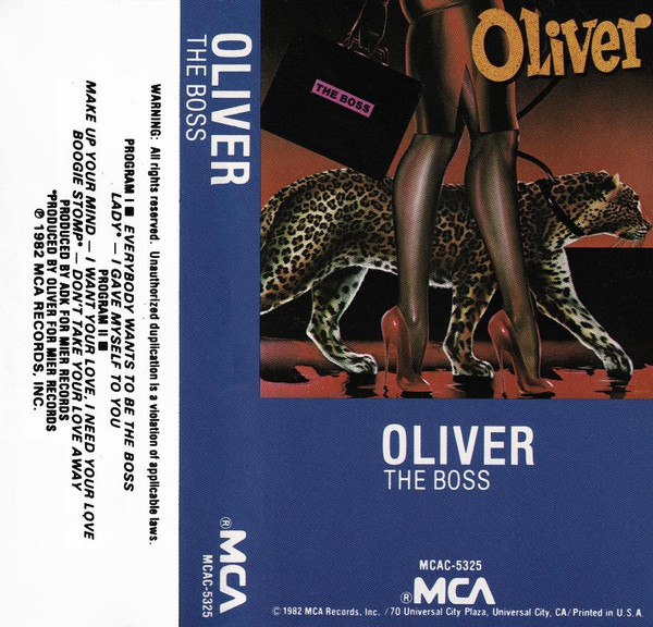 Oliver – The Boss (1982, Vinyl) - Discogs