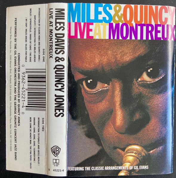 Miles Davis & Quincy Jones – Live At Montreux (1993, Cassette