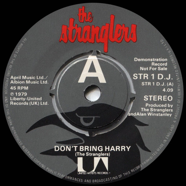The Stranglers – Don't Bring Harry (1980, Vinyl) - Discogs