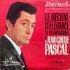 Jean-Claude Pascal - Le Récital D'Élégance Et De Chansons De Jean Claude Pascal