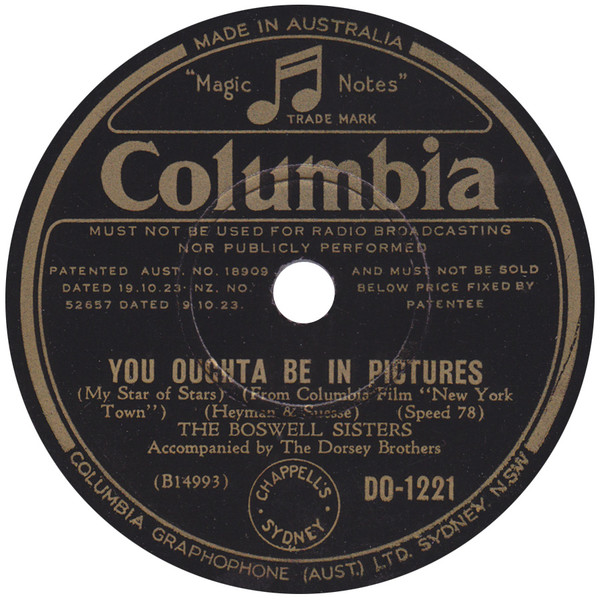 ladda ner album The Boswell Sisters - You Oughta Be In Pictures I Hate Myself