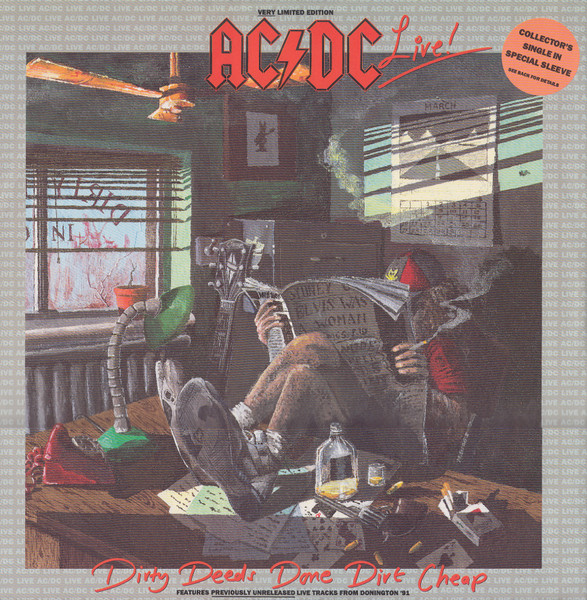 Ac/dc Dirty Deeds Done Dirt Cheap Vinilo Nuevo Import Acdc