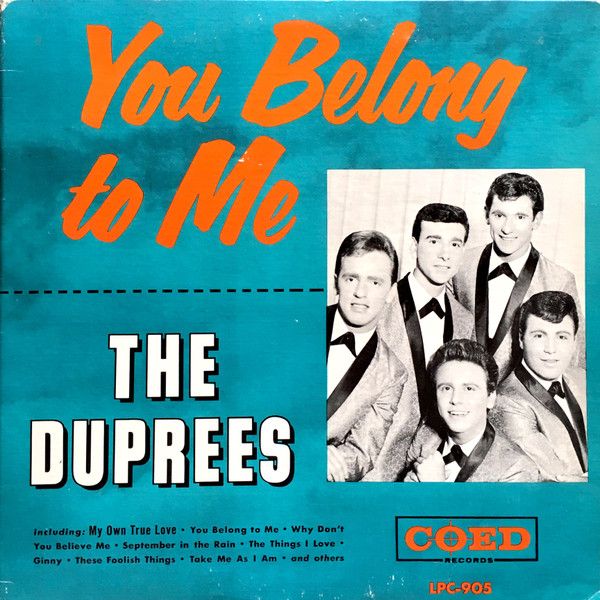 The Duprees – You Belong To Me (1962, Vinyl) - Discogs
