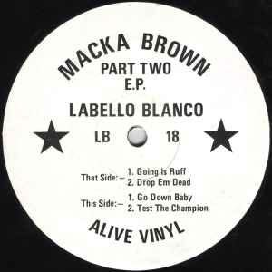 Macka Brown - Part Two E.P. album cover