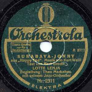 Lotte Lenya - Surabaya-Jonny / Bilbao-Song album cover