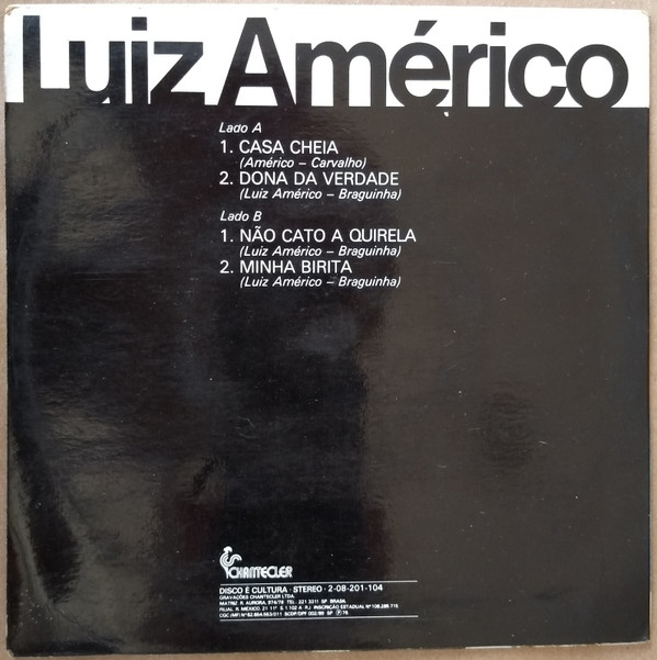 last ned album Luiz Américo - Casa Cheia