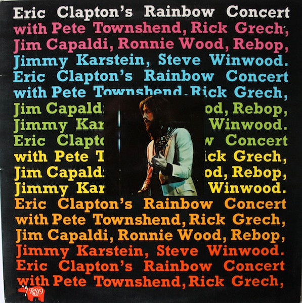 Eric Clapton – Eric Clapton's Rainbow Concert (1983, Vinyl) - Discogs