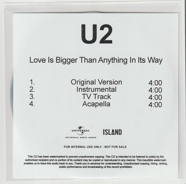 Watch: U2's Love Is Bigger Than Anything In Its Way At Third Man Records