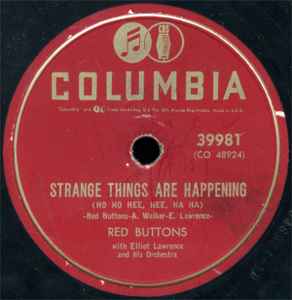 Red Buttons With Elliot Lawrence And His Orchestra – Strange