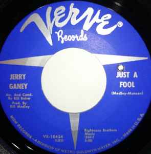 Jerry Ganey - Just A Fool / Who Am I album cover