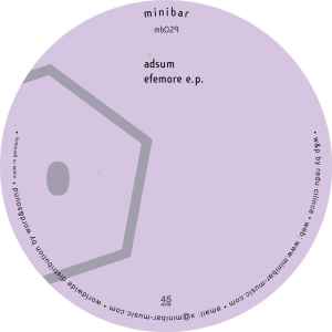 Adsum - Efemore E.P. album cover