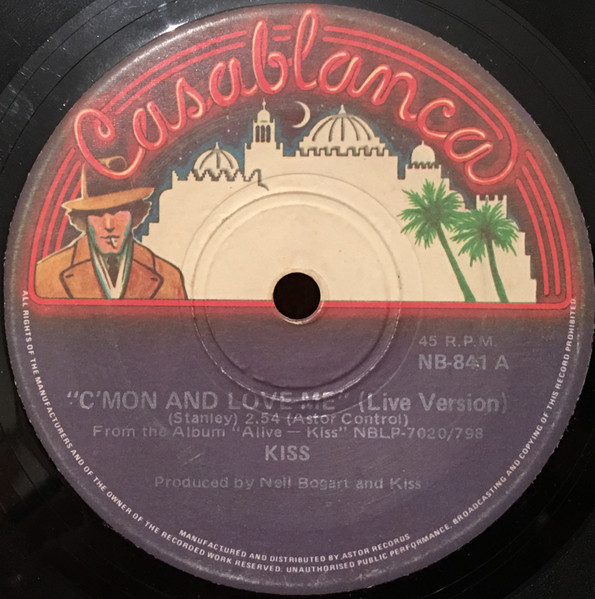 Kiss - C'mon And Love Me / Getaway | Releases | Discogs