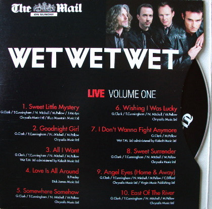 baixar álbum Wet Wet Wet - Live Volume One