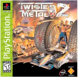 PLAYSTATION PS1 VIDEO GAME TWISTED METAL 4 CASE & MANUAL COMPLETE