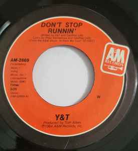 Y & T - Don't Stop Runnin' album cover