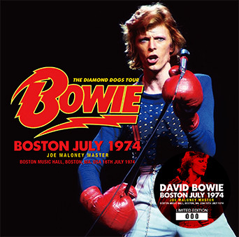 last ned album David Bowie - Boston July 1974 Joe Maloney Master