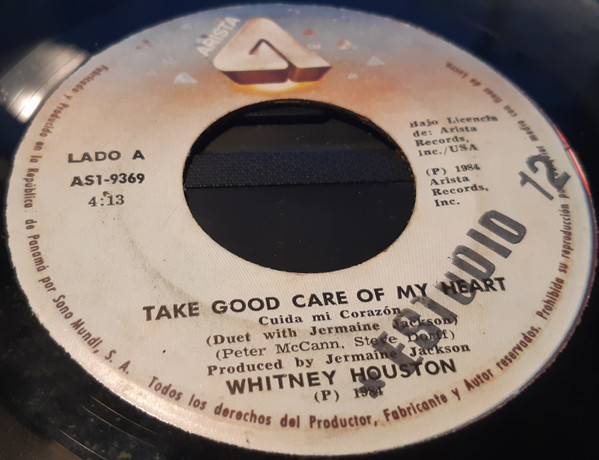 descargar álbum Whitney Houston - Take Good Care Of My Heart Cuida Me Corazón